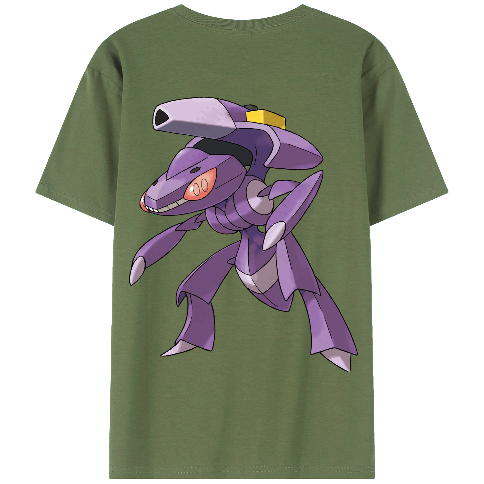 （画像用） ポケットモンスター Pokémon 綿100％ メンズ半袖Tシャツ（バックプリント） 通気性